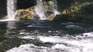 Waterfall vacation