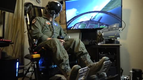 DOF Reality P6 + DogfightBoss MK14 Ejection seat with Digital Combat Simulator