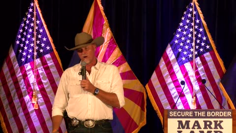 VD3-4 Sheriff Mark Lamb Candidate for the Arizona US Senate. Republican Party.