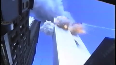 9/11 Second plane impact from almost right under. Evan Fairbanks