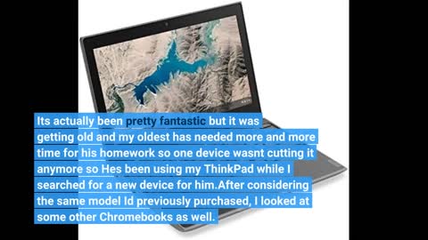 Lenovo 100E Chromebook 2ND Gen Laptop, 11.6" HD (1366 X 768) Display, MediaTek MT8173C Processo...