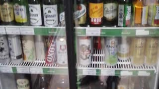 Beer in a Russian store.