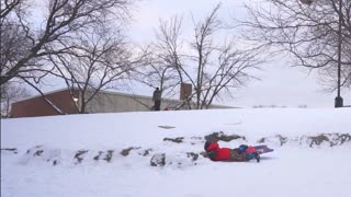 Sledding at lincoln park highschool chicago