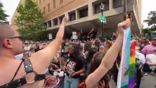 BREAKING: Free Palestine protesters block Philly Pride Parade