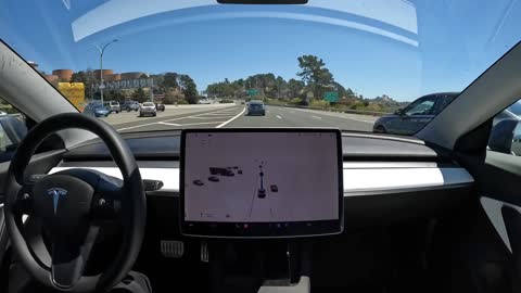 Tesla Full Self Driving Beta 10 12 2 drives from San Francisco to Berkeley with zero takeovers -wow