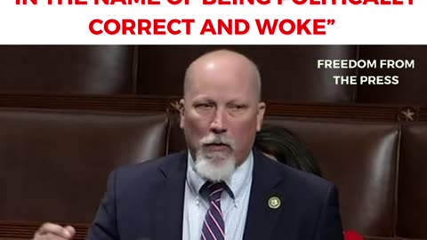 "IN THE NAME OF BEING POLITICALLY CORRECT AND WOKE!" - Chip Roy Absolutely Explodes On House Floor