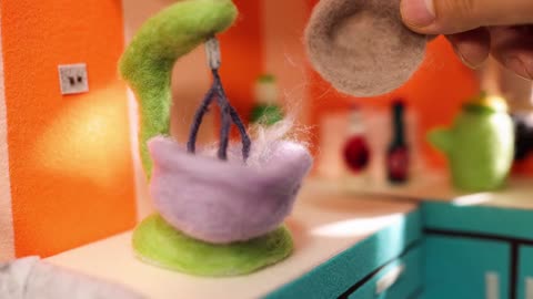 Dessert cupcake stop-motion animation