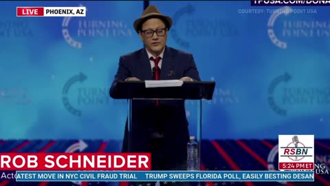 Phoenix AZ Charlie Kirk’s TPUSA presents Rob Schneider