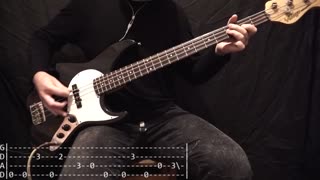 Papa Roach - Blood Brothers Bass Cover (Tabs)