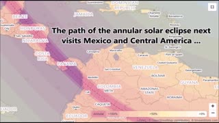 Rare Annular Eclipse On Oct 14th 2023 (tomorrow)