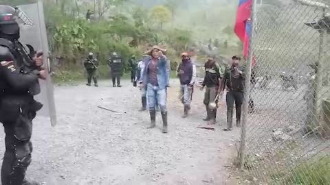 Video: Protesta terminó en disturbios en Bolívar, Santander