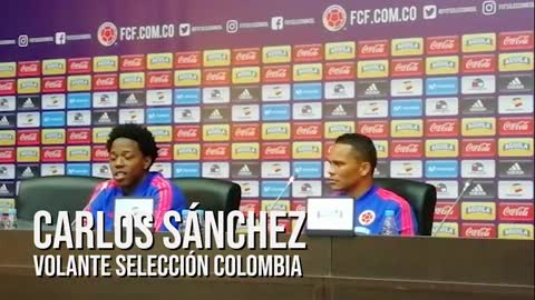 Rueda de prensa selección Colombia en Rusia 2018
