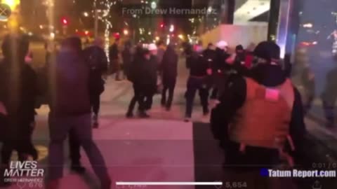 Proud Boys take it to ANTIFA after attacking innocent Trump supporters!