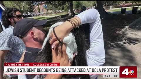 Jewish victim of anti-Israel protests at UCLA speaks