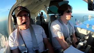 1962 Beech P35 Bonanza Flight - Sunset Flight from Chilhowee Gliderport, Tn., to Cedartown, Ga.