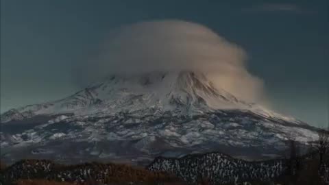 Lenticular clouds occur when an obstruction gets in the way of airflow in the