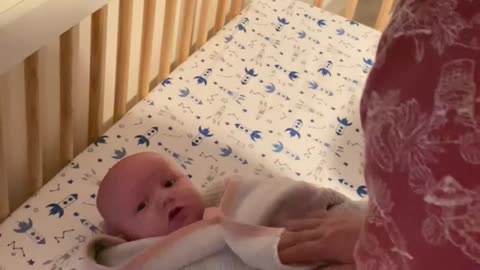 Daddy Station Routine Prepares Baby for Sleep
