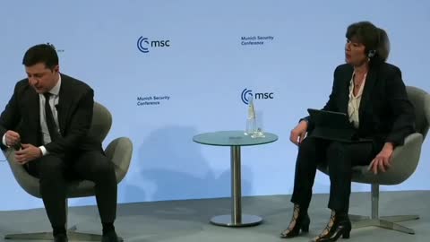Ukrainian president Zelensky jokes about "Russian Cyberattack"
