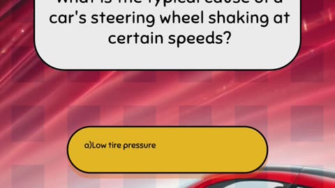 Part 5 Intermediate Car Engine Quiz Question