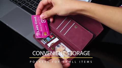 Wallet Multi-card Zipper Flip Leather Case For Samsung Galaxy S24 Ultra