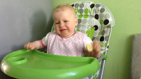 Baby’s Adorable Reaction After Tasting Lemon