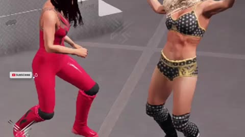 Brie Bella Hit The Charlotte Flair On Commentator Counter WWE 2k23