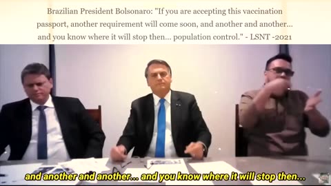 PRESIDENT BOLSONARO WARNED OF THE DANGERS OF VACCINE PASSPORTS! WAS HE RIGHT?