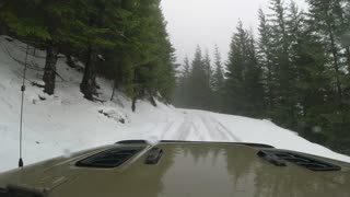 NF-57 Road in the Snow, WA