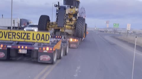 Oversized Grader load