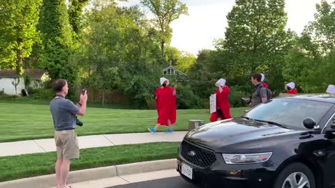 Handmaid's Tale is at Justice Amy Coney Barrett’s home.