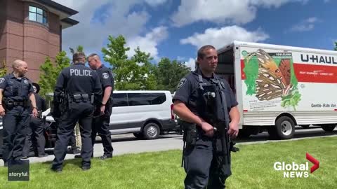 Over 30 "Patriot Front" members arrested near Pride event in Idaho