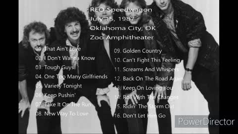 REO Speedwagon Live July 15, 1987 Oklahoma City ,OK