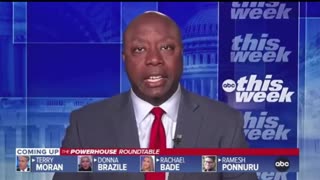 GOP Presidential Candidate Tim Scott Discusses Israel-Palestine On ABC's This Week Show