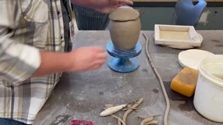 How to make a Coil Pot Lidded Jar Part 3