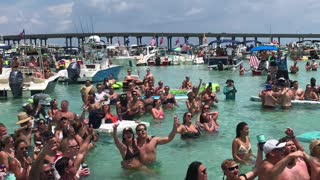 4th of July Pool Party Flyover