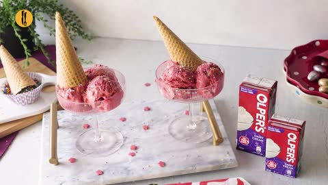 Red Velvet Ice cream Recipe by Food Fusion (Ramzan Special)