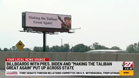 "Making the Taliban great again" - more billboards coming...