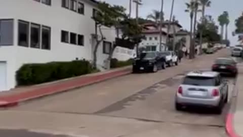 boat full of illegal aliens arriving at La Jolla, CA before dispersing throughout the neighborhood.