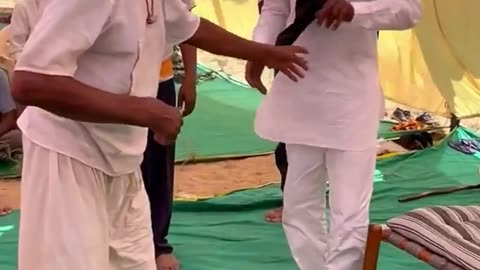 Indian Pandit Ridiculous Act with Young girl