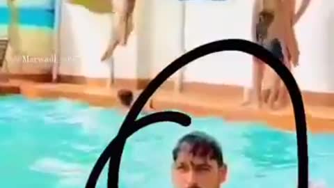 Funny video swimming pool 2021