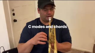 C modes and 7 chords Practicing