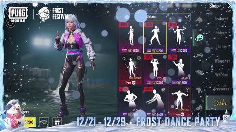 Frost Dance Party! 70% OFF on Special Emotes! 🎉✨ - PUBG MOBILE Pakistan Official