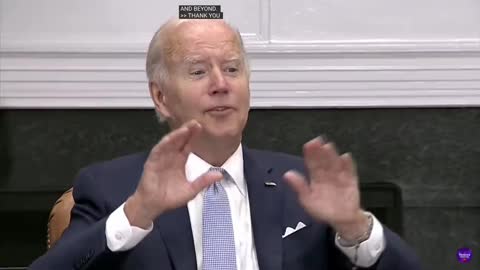 "I took control. I shouldn't do that. I'm not allowed to do that," Joe Biden says