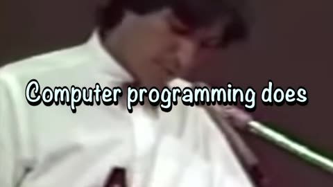 Steve Jobs on Computer vs Television Programming