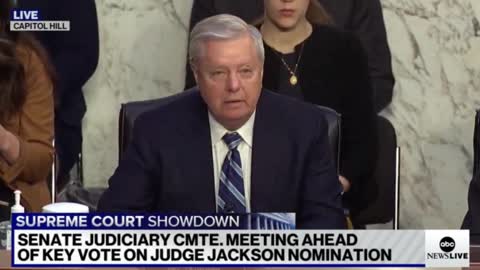 Lindsey Graham said "I will vote no" to Ketanji Brown Jackson