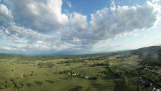 Rare evening flight for What's up ballooning team