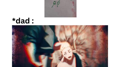 Jujutsu kaisen meme X anime edit X funny memes X dad-son relation memes