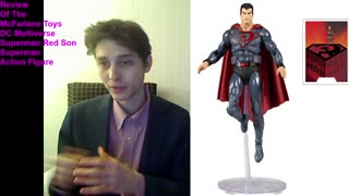 Review Of The McFarlane Toys DC Multiverse Superman Red Son Superman Action Figure