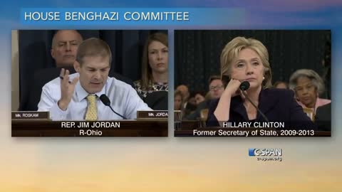 Rep. Jim Jordan questions Hillary Clinton on Benghazi