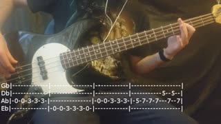 Nirvana - Rape Me Bass Cover (Tabs)